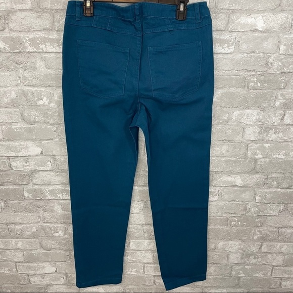 Jessica London Teal Straight Leg Jeans - Picture 2 of 5